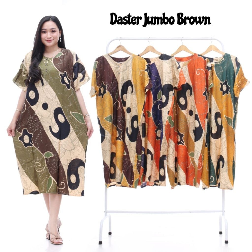 DASTER JUMBO LD 130 MOTIF WAYANG KULIT RAYON ADEM MURAH VIRAL MODEL KEKINIAN TERBARU