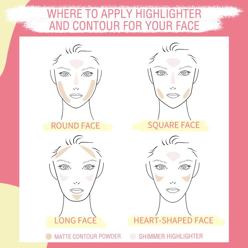 Celebshine PINKFLASH Highlighter Countour Soft Smooth Naturally Shimmer