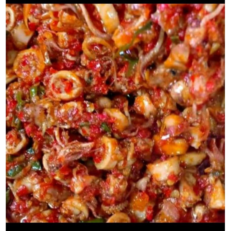 

sambal baby cumi endols dan sambel pete teri