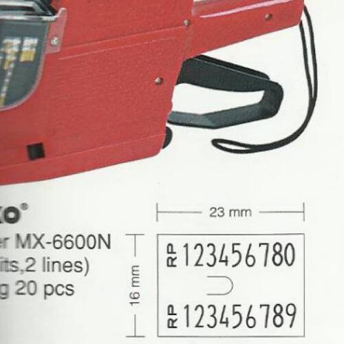 

◊ JOYKO MX-6600N (angka-angka) - Label Harga 2 Line #Best Product & High Quality #ORIGINAL ➶