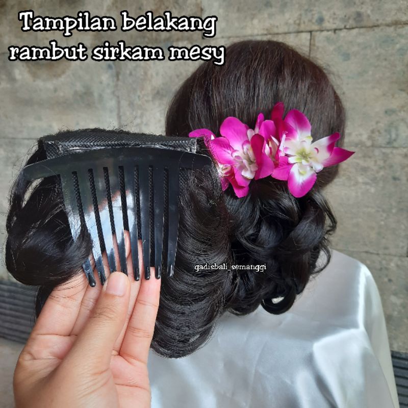 karet ulir sirkam/ rambut ulir sirkam/ rambut palsu sirkam