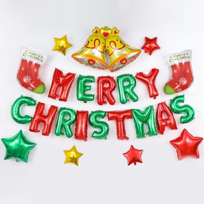 [PAKET] CHRISTMAS Set CHRISTMAS BELL Dekorasi Backdrop Natal