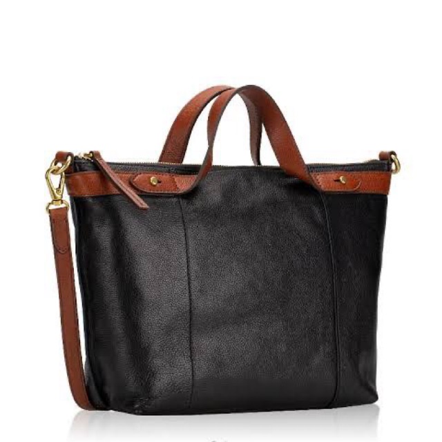 Tas Fossil Sadie Satchel Black New Original