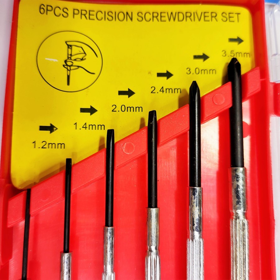 Obeng Jam Set 6pcs Alat Reparasi Jam Tangan HP Smartphone