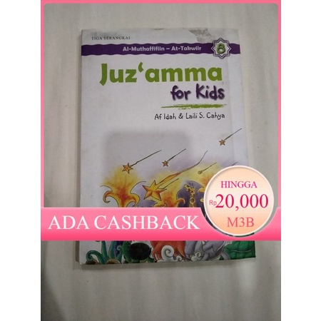 ORIGINAL BEKAS BUKU ANAK JUZ AMMA FOR KIDS TIGA SERANGKAI