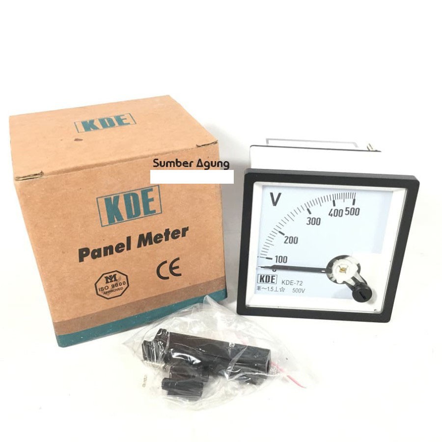 Voltmeter KDE 0-500V Volt Meter Panel Meter KDE72 SF72