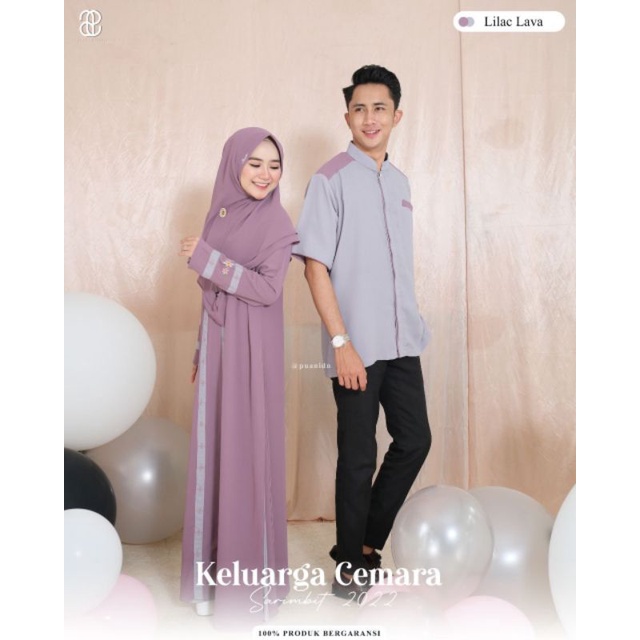 Sarimbit Keluarga Cemara | Gamis Abaya | Gamis Anak | Koko Dewasa