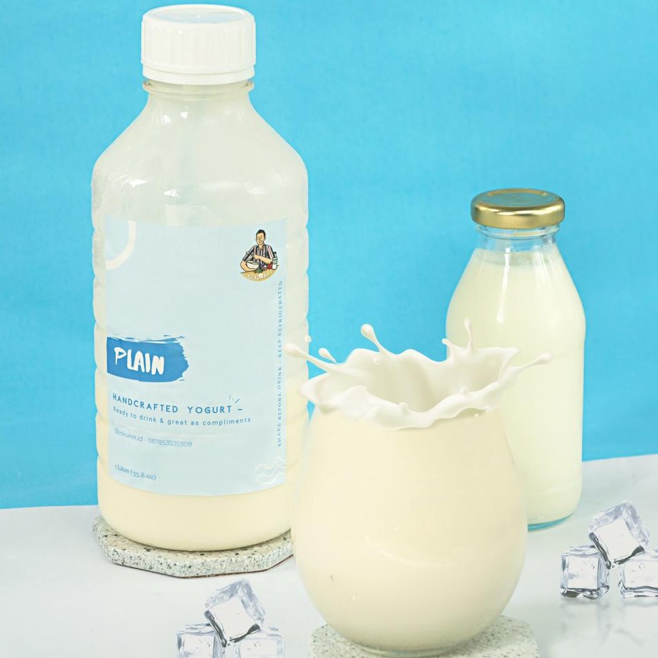 

Yokurrrt Plain - Homemade Yogurt Yoghurt (1 Liter)