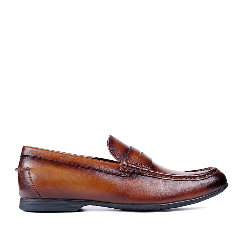 Ftale - Kanpai Brown Sepatu Slip On Pria