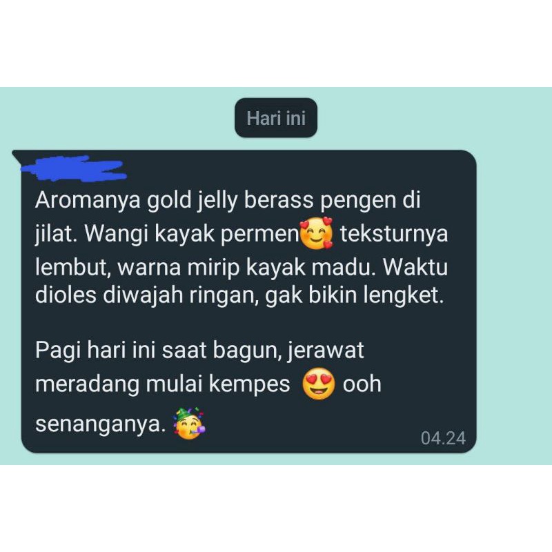 GOLD JELLY NHS / KOMSETIX NHS / GOLD JELLY KOMSETIX NHS / CREAM GLOWING / KRIM GLOWING / HILANGKAN FLEK