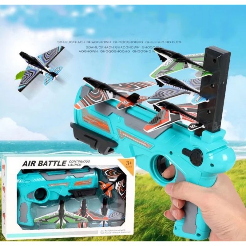 air battle launch mainan ketapel pesawat / air catapult