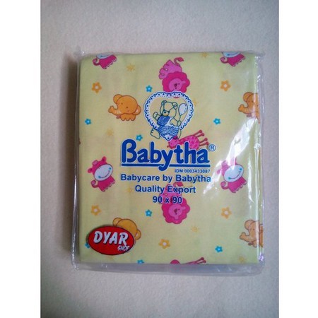 (1 PACK ISI 6PCS) Bedong Babytha Ukuran 90*90cm Motif Animal