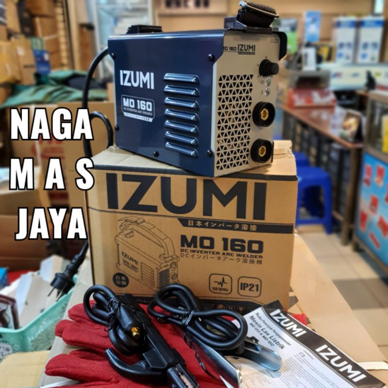 MESIN LAS LISTRIK IZUMI MO 160 / TRAFO LAS INVERTER IZUMI MO-160 / TRAFO LAS IZUMI MO 120A 900 watt