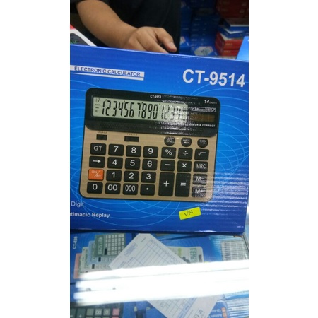 Terbaru Kalkulator Citizen CT-9514 Kalkulator Dagang 14Digit//Kalkulator Multifungsi