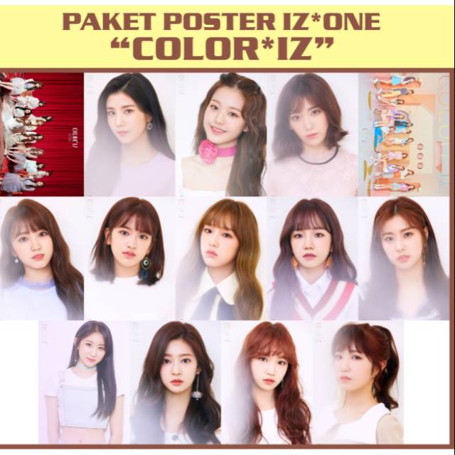 IZ*ONE COLOR*IZ POSTER SET