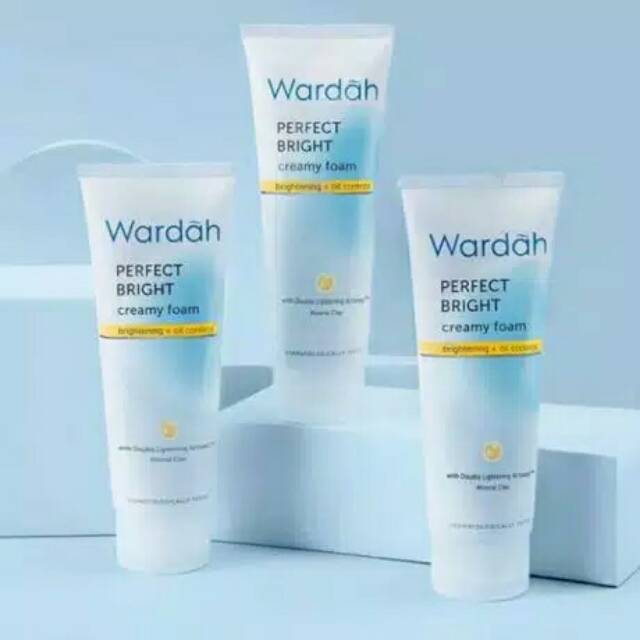 Wardah Perfect Bright Creamy Foam Brightening + oil Control