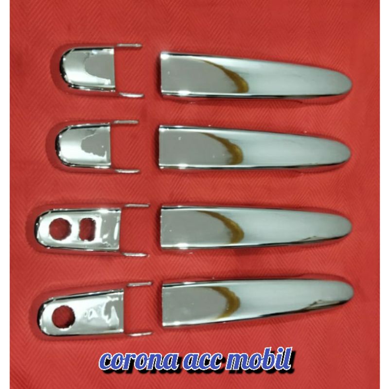 Cover / caver handle mobil toyota all new rush keyless chrome