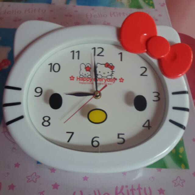 Jam dinding kepala hk red
