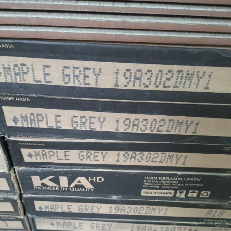 KERAMIK LANTAI 40X40 MAPLE GREY KIA KERAMIK 