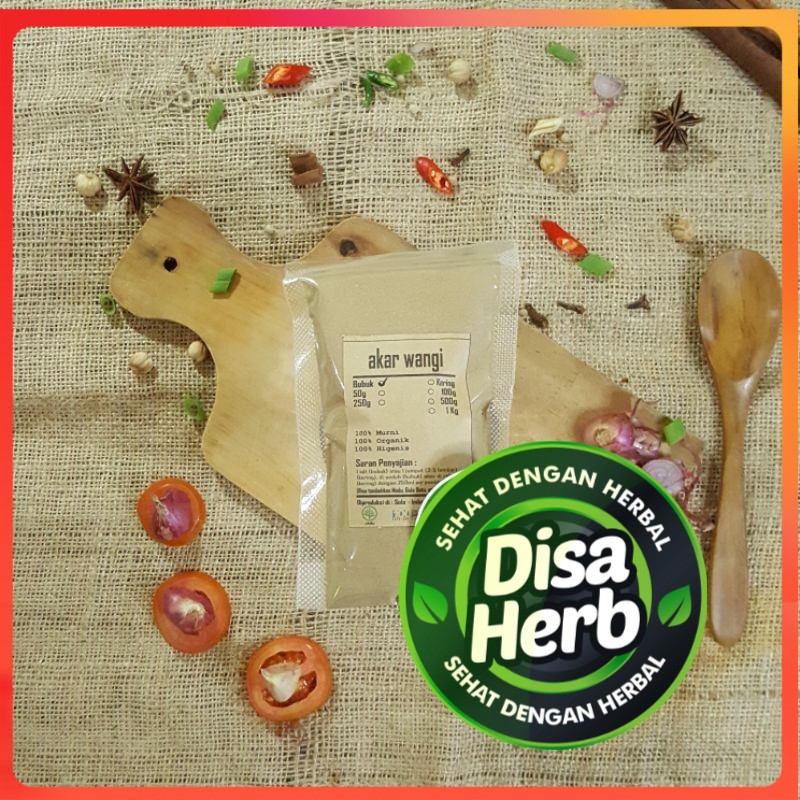

AKAR WANGI BUBUK 1kg - Vetiveria zizanioide - MURNI - JSR - REMPAH