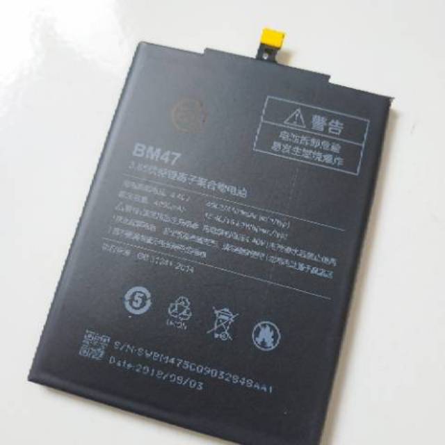 BATRE BATERAI BATTERY XIAOMI REDMI 4X / 3S / 3 / 3 PRO ORIGINAL BATTERY BM47