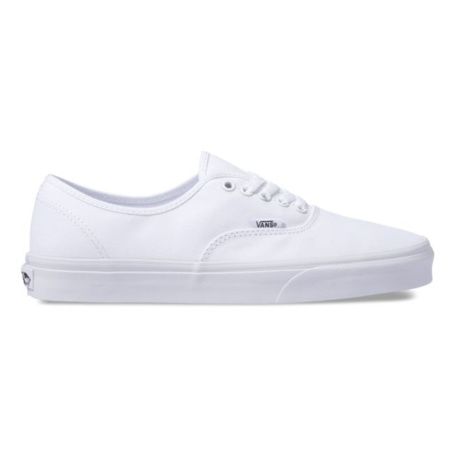 Sepatu Vans Sneakers Sepatu Era Authentic Tali Pria dan Wanita Full White