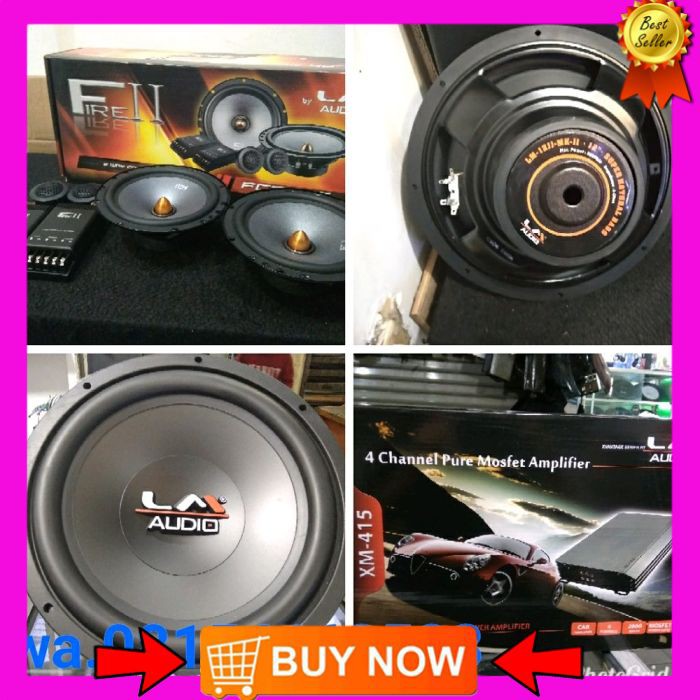 PAKET LM.power lm.speaker split lm.subwoofer 12inch lm.audio mobil