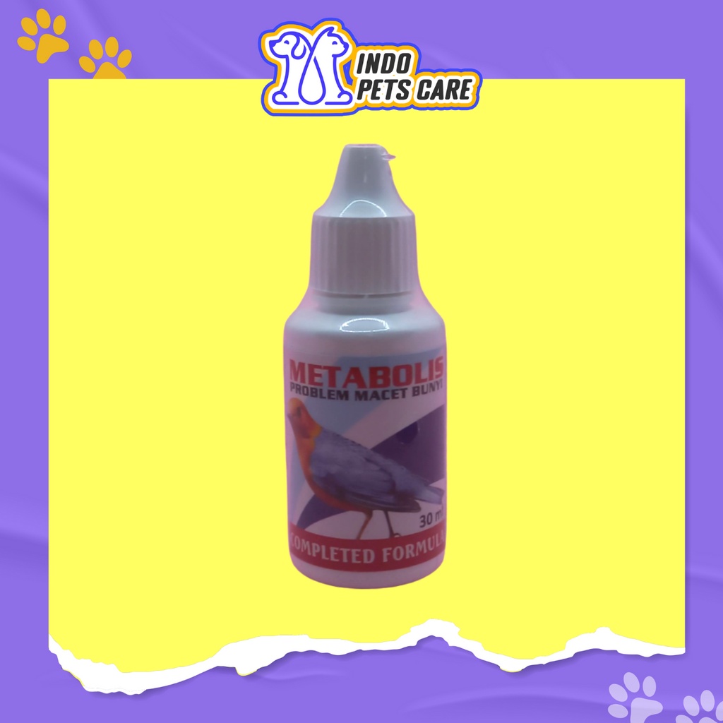 OBAT ANTI MACET KICAU BURUNG - METABOLIS 30ML ORIGINAL - ATASI MACET BUNYI BURUNG - CEPET NGOCEH & G