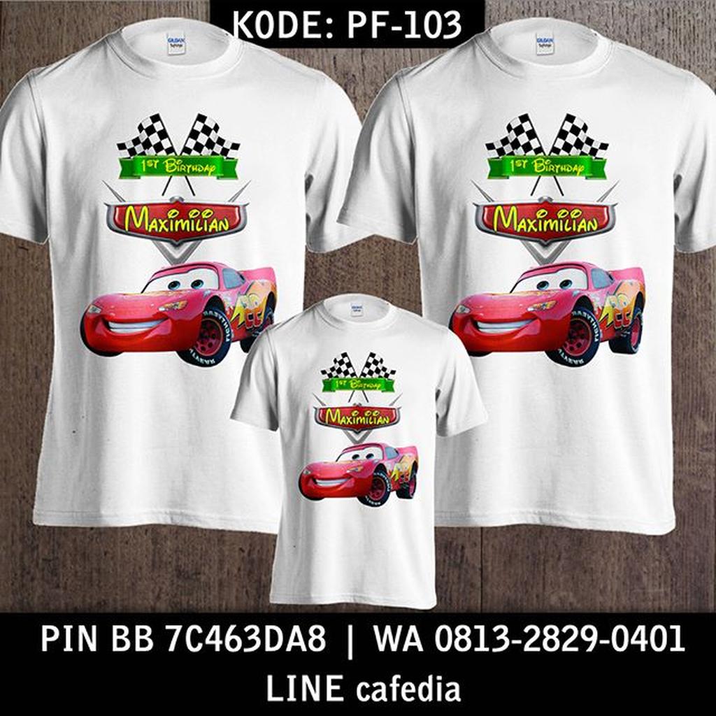 Baju Kaos Keluarga Kaos Ultah Kaos Couple Kaos Motif KUE ULTAH