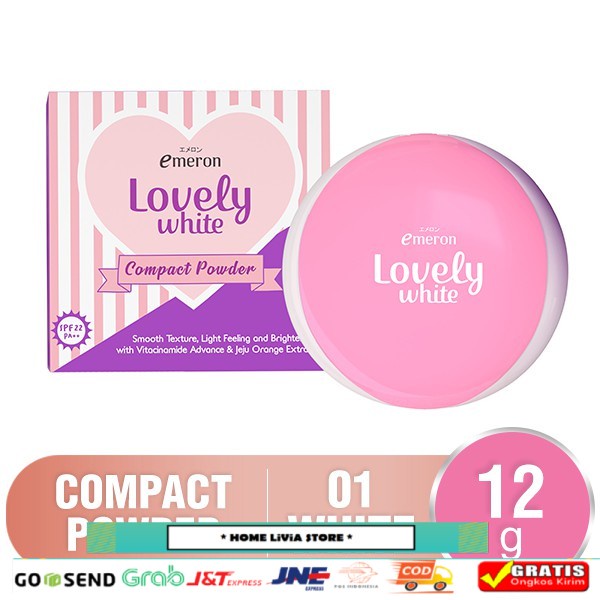 Emeron Lovely Compact Powder - 01 White