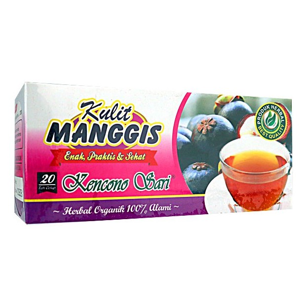 

Teh Celup Kulit Manggis Kencono Sari - 20 Teabag