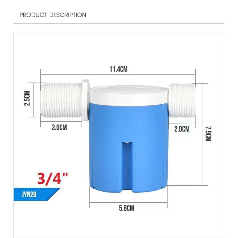 Pelampung Air Otomatis Kran Air Valve Toren Otomatis Water Level Control Tandon Air 3/4&quot;