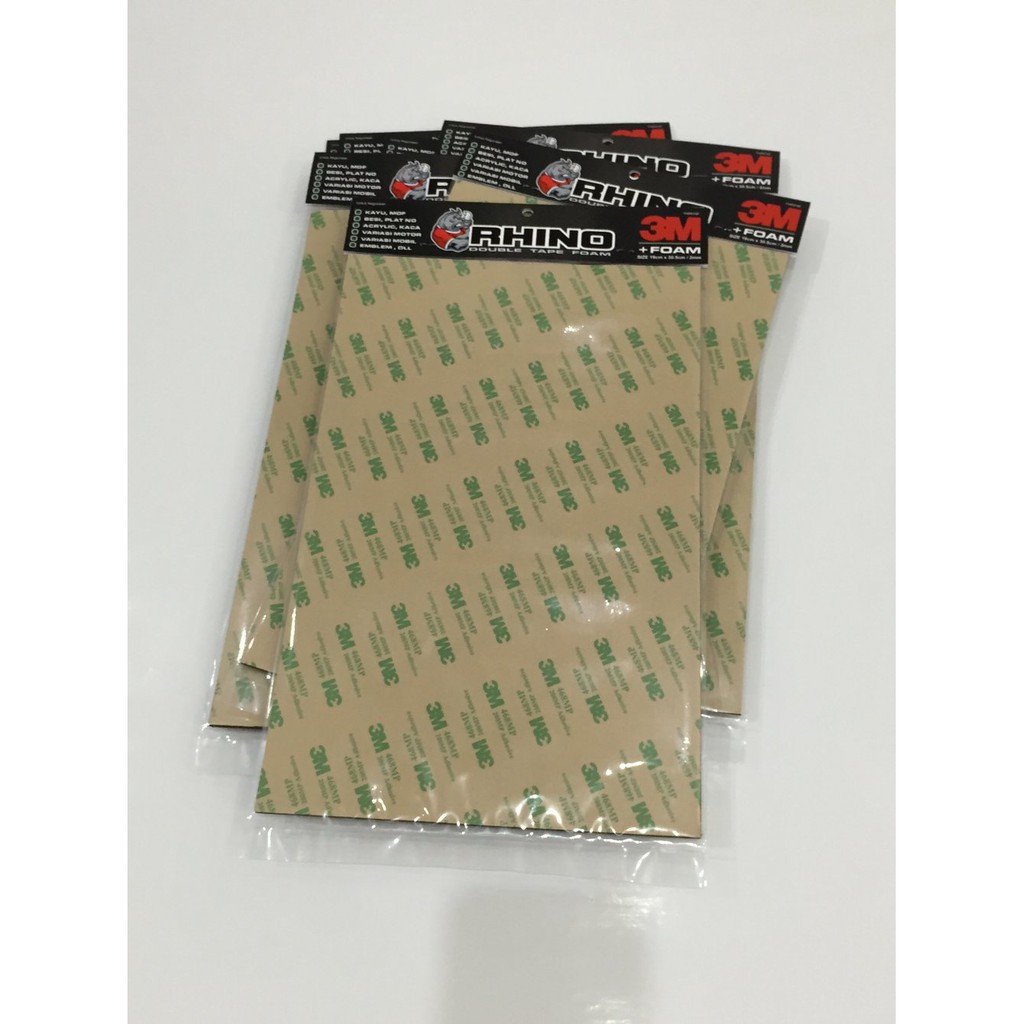 

Jual Double Tape Foam / Busa / Spons / 3M Hitam 2mm Lembaran terbaik