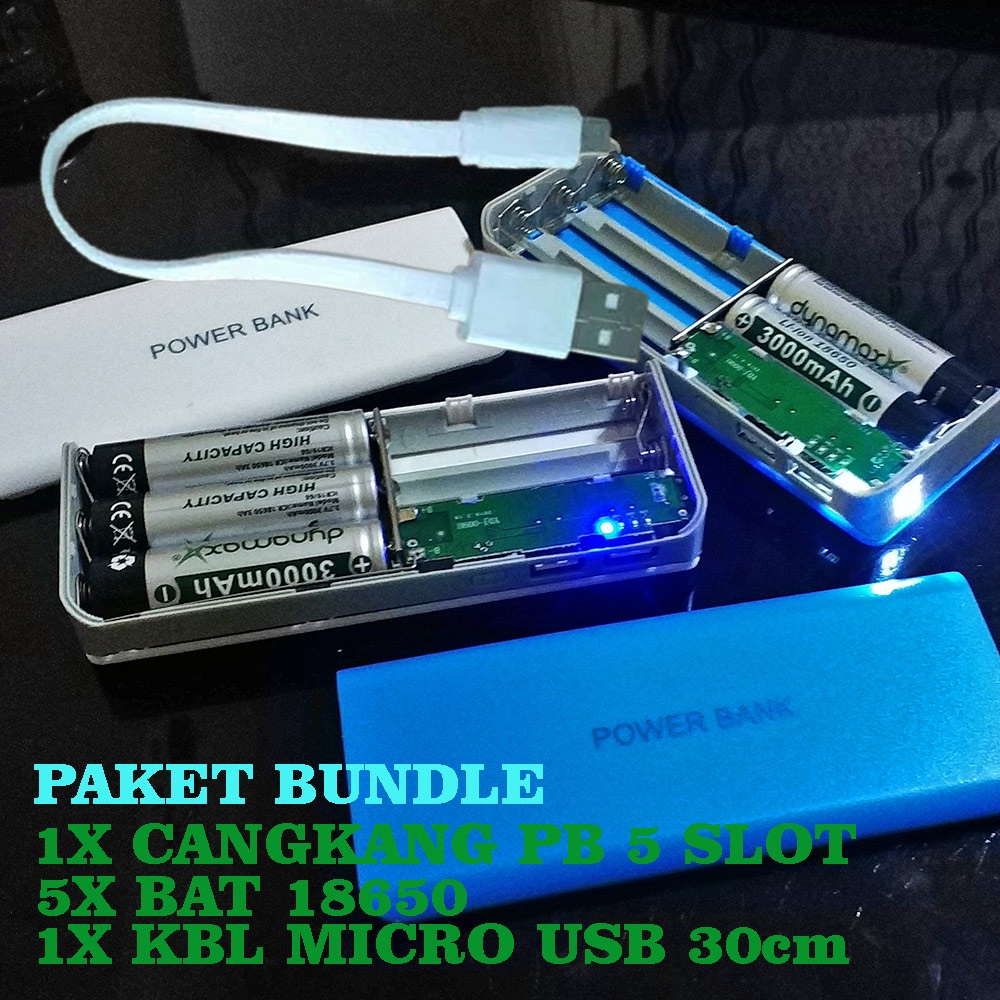 Jual Konsol Cangkang Box Powerbank Plus Modul Replacable Shell DIY PB ...