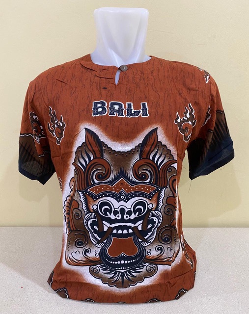 BAJU BALI BARONG DASAR WARNA RAYON PERMIUM (REAL PICT) ALL SZ