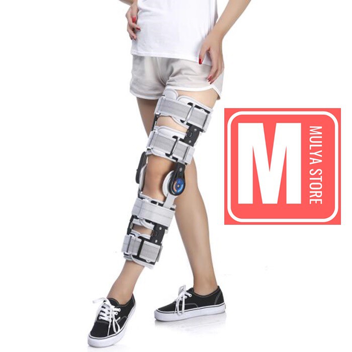 Post Op Knee Brace Deker Penyangga Lutut Terapi Latihan Jalan Paska Operasi ACL PCL Arthroscopy