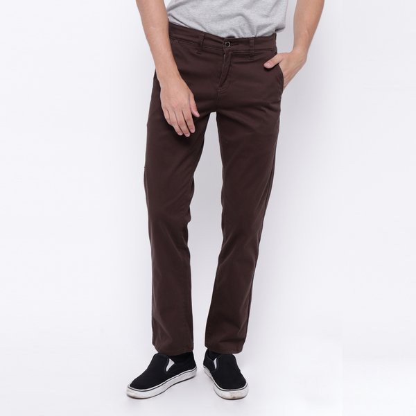 JEANS PRIA Edwin Celana Jeans 63-047-Brown Chinos Reguler Fit Pria Panjang coklat MURAH