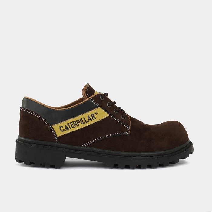 BIG PROMO - Sepatu Boots Pria Pendek Caterpillar SBY Sepatu Pria Safety Ujung Besi Kerja Outdoor