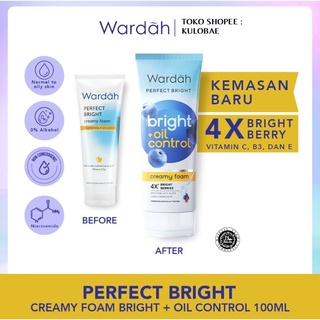 Jual [NEW] Wardah Perfect Bright Creamy Foam Bright + Oil Control