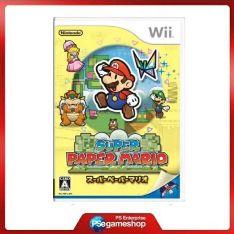 Nintendo Wii Super Paper Mario / Cero - noseal