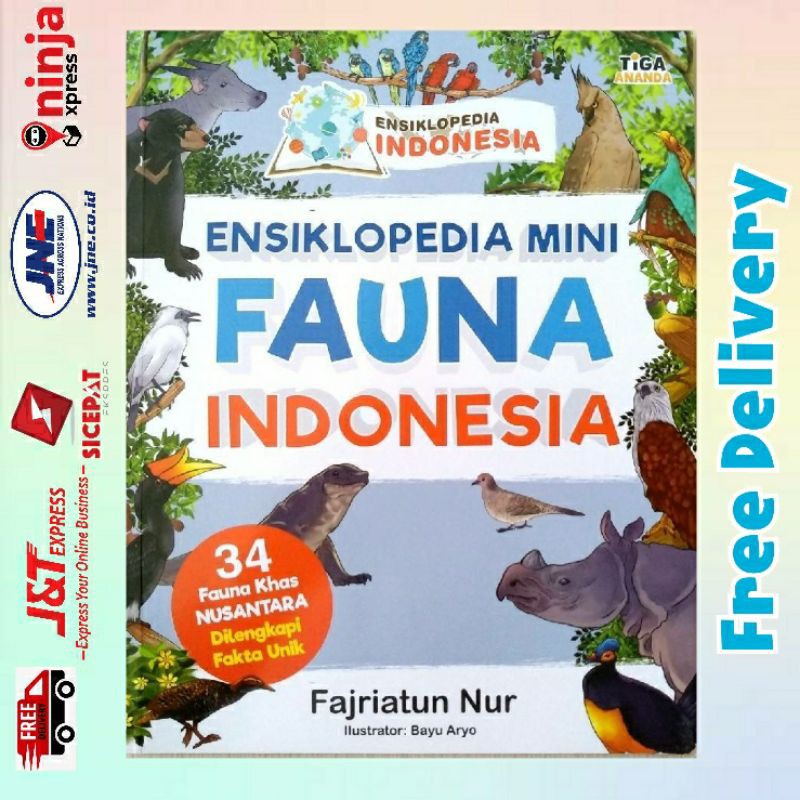 Ensiklopedia Mini Fauna Indonesia. Buku pengetahuan anak