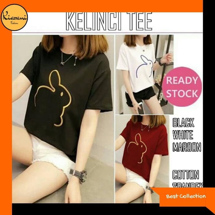 Kaos Panjang Cewek Cressida Femme Original - Elbc.N92202 Combe PZ293  Atasan Rabbit 106 Atasan Tshi