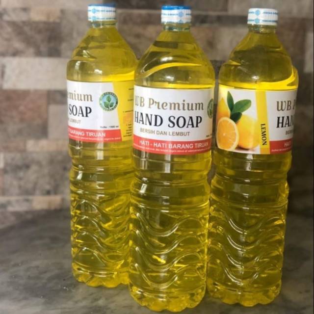 Lemon Hand soap Sabun Cuci Tangan PREMIUM refill 1.5liter