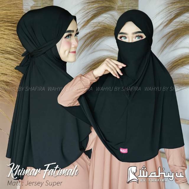 hijab niqob jumbo ori wahyu by safira