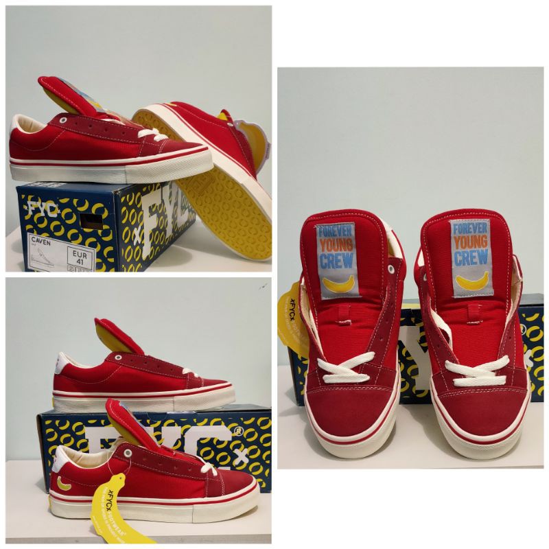 Original 100 % Sepatu FYC Footwear Red White