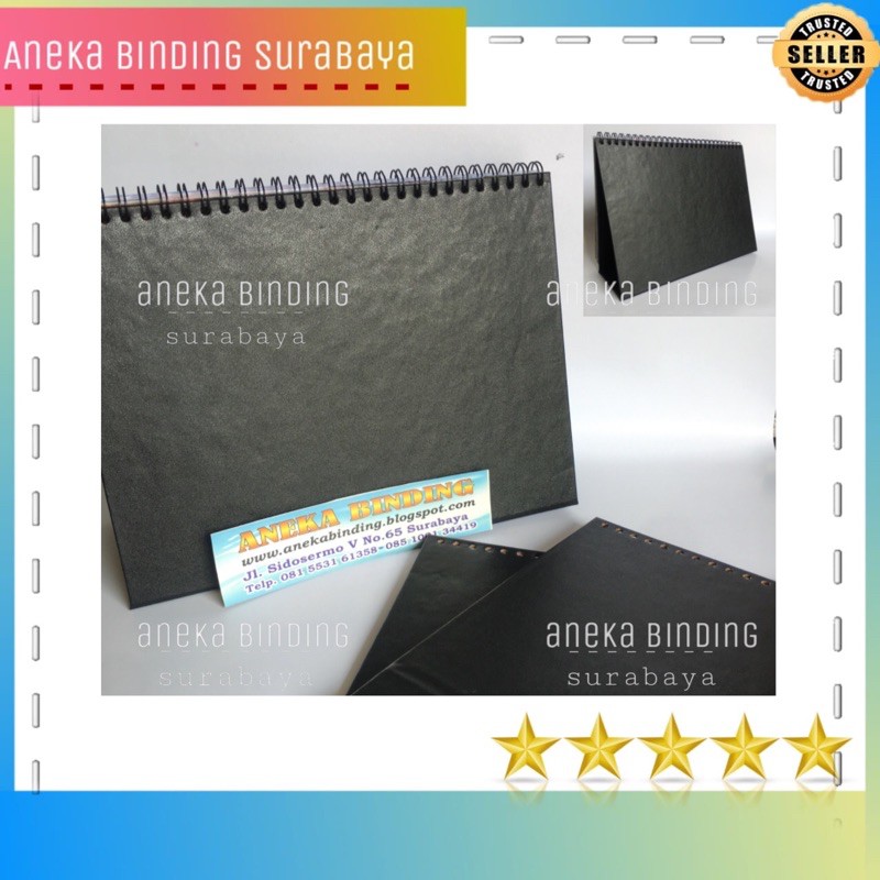 

Tatakan kalender meja 21x15.5cm*linen luar dalam*
