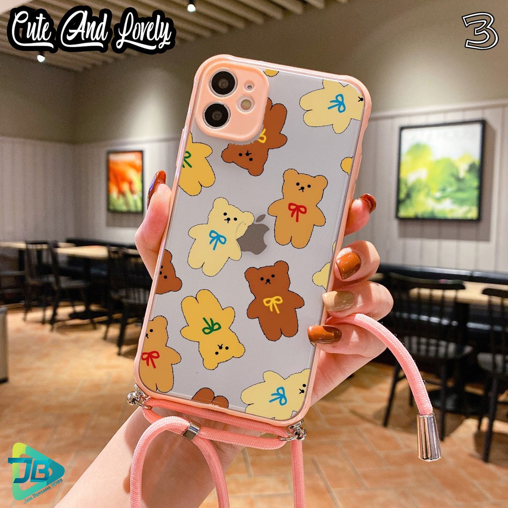 Softcase Slingcase Lanyard Choice CUTE AND LOVELY Realme C1 C2 C3 2 5 5i 5s pro JB3690