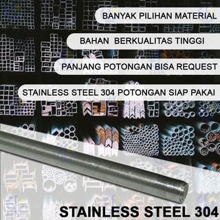 EELIC BEB D10MM BESI  BETON  BULAT POLOS STAINLESS STEEL 304 