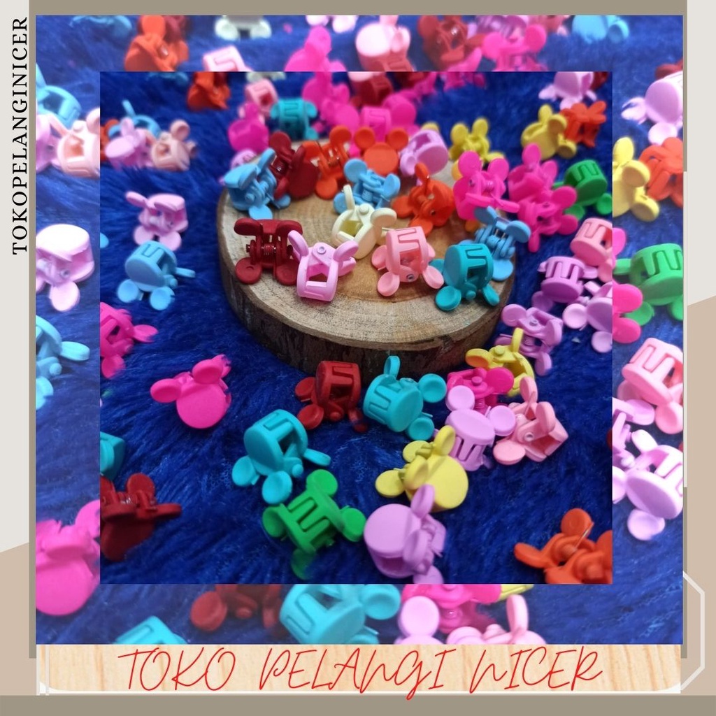 Mini Jepit Rambut Anak Perempuan/ Jepit Miki Mini Warna Warni/ Jepitan Korea Murah/Kep Cekep Pin Aksesoris Rambut