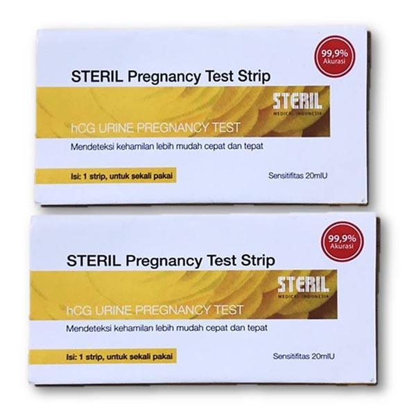 Steril Medical Tes Hamil / Test Pack / Tes Kehamilan - 1 Strip_Cerianti